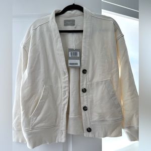 NWT Everlane Sweatshirt cardigan